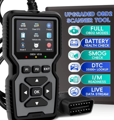 Advanced OBD2 Scanning Diagnostic Tool | Professional Engine Code Reader And Reset | Real-Time Data Diagnostic Reading Tool