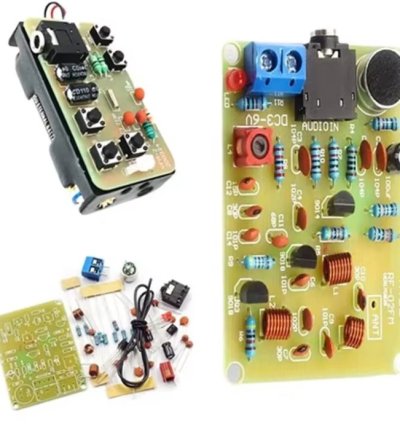 76-108MHz DIY Kit FM Radio Transmitter and Receiver Module Frequency Modulation Stereo Receiving PCB Circuit Board